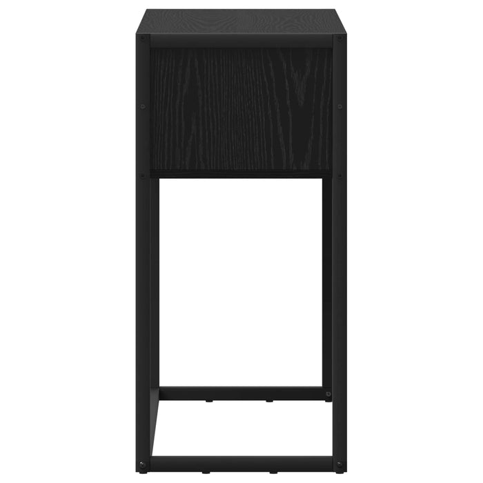Masă laterală Stejar Negru 100 x 36 x 75 cm Lemn compozit - WALTI WALTI