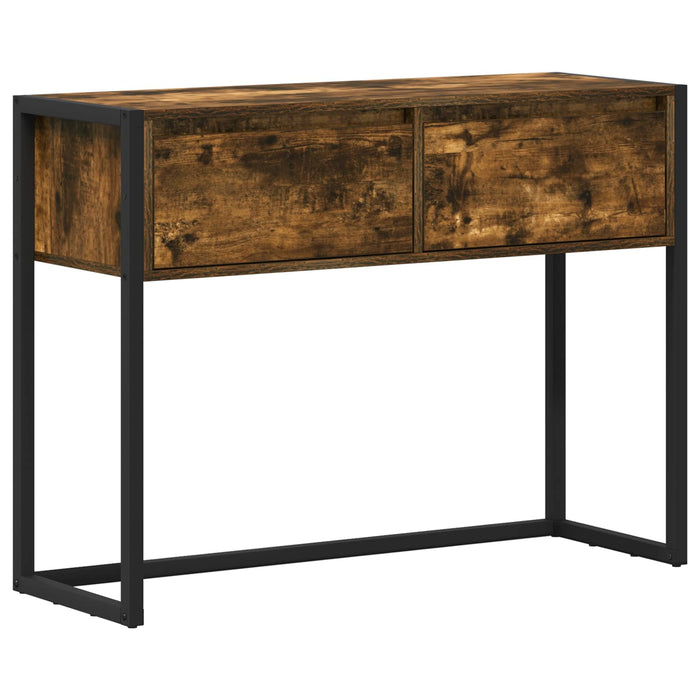 Masă laterală Stejar fumuriu 100 x 36 x 75 cm Lemn compozit - WALTI WALTI