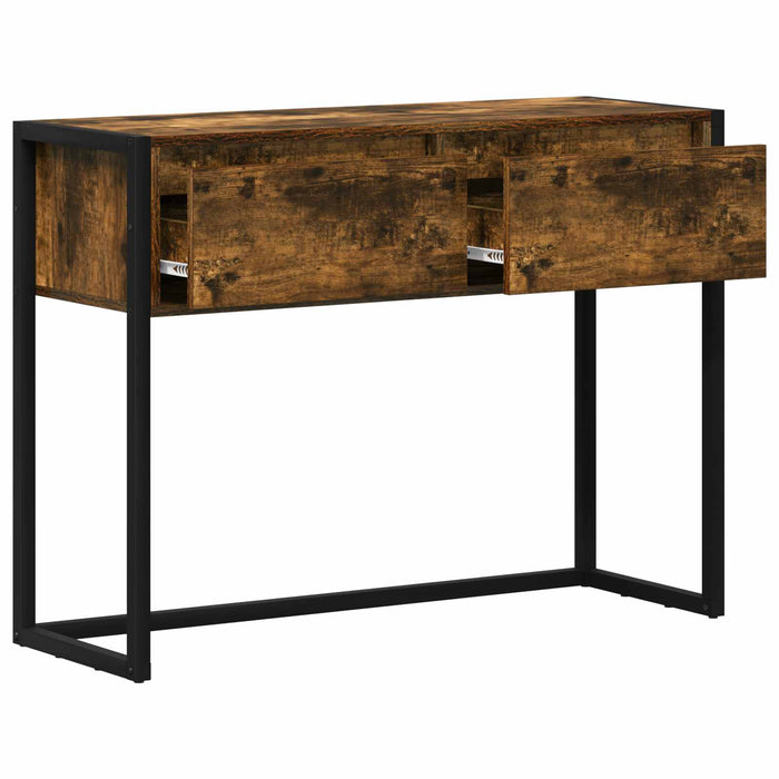 Masă laterală Stejar fumuriu 100 x 36 x 75 cm Lemn compozit - WALTI WALTI