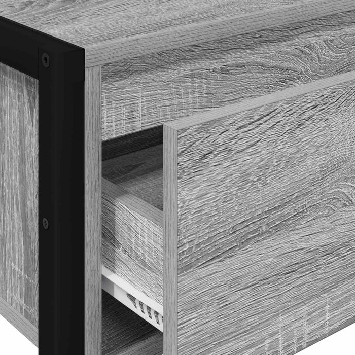 Masă laterală Gri Sonoma 100 x 36 x 75 cm Lemn compozit - WALTI WALTI