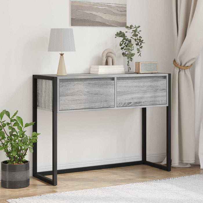 Masă laterală Gri Sonoma 100 x 36 x 75 cm Lemn compozit - WALTI WALTI