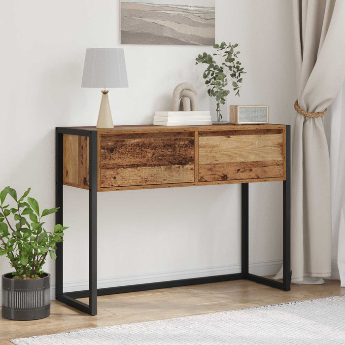 Masă laterală Lemn Vechi 100 x 36 x 75 cm Lemn compozit - WALTI WALTI