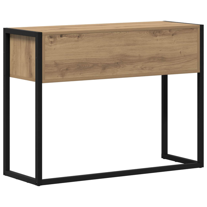 Masă laterală Stejar artizanal 100 x 36 x 75 cm Lemn compozit - WALTI WALTI