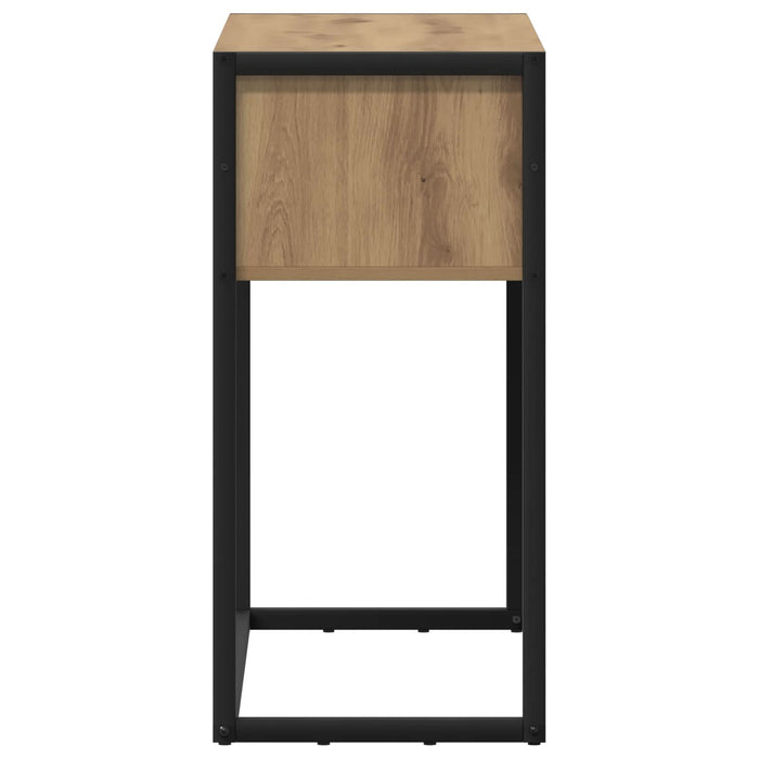 Masă laterală Stejar artizanal 100 x 36 x 75 cm Lemn compozit - WALTI WALTI