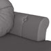 Bancă Chesterfield Gri 120.5 x 65 x 75 cm Piele artificială - WALTI WALTI
