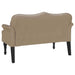 Bancă Chesterfield cu pernă Cappuccino 120.5 x 65 x 75 cm - WALTI WALTI