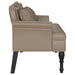 Bancă Chesterfield cu pernă Cappuccino 120.5 x 65 x 75 cm - WALTI WALTI