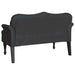 Bancă Chesterfield Negru 120.5 x 65 x 75 cm Piele artificială - WALTI WALTI