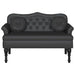 Bancă Chesterfield Negru 120.5 x 65 x 75 cm Piele artificială - WALTI WALTI