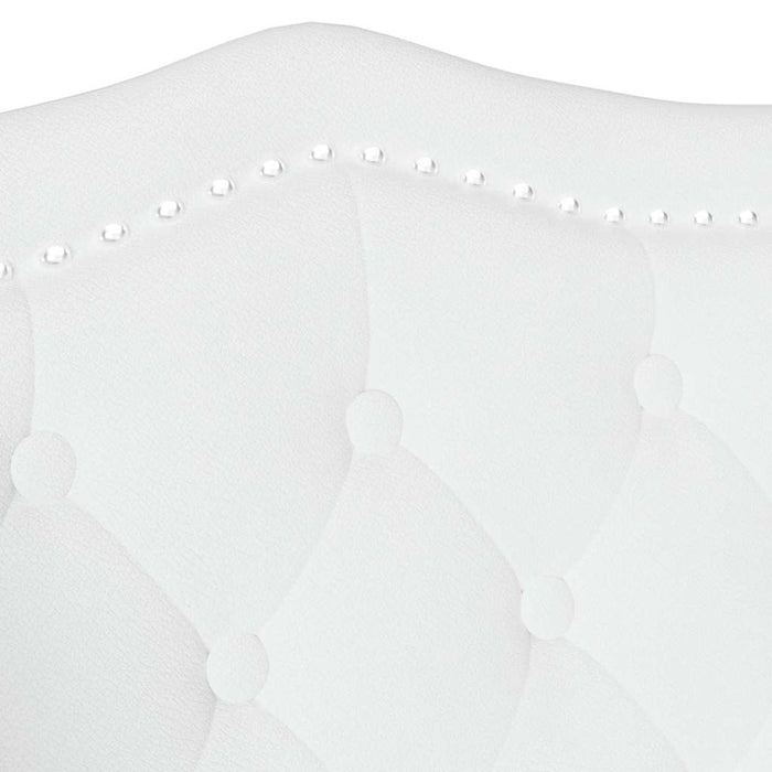 Bancă Chesterfield Alb 120.5 x 65 x 75 cm Piele artificială - WALTI WALTI