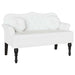 Bancă Chesterfield Alb 120.5 x 65 x 75 cm Piele artificială - WALTI WALTI