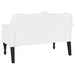 Bancă Chesterfield Alb 120.5 x 65 x 75 cm Piele artificială - WALTI WALTI