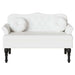 Bancă Chesterfield Alb 120.5 x 65 x 75 cm Piele artificială - WALTI WALTI