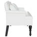 Bancă Chesterfield Alb 120.5 x 65 x 75 cm Piele artificială - WALTI WALTI