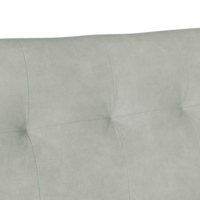 Bancă Chesterfield Gri deschis 112 x 65,5 x 75 cm Catifea - WALTI WALTI