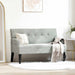 Bancă Chesterfield Gri deschis 112 x 65,5 x 75 cm Catifea - WALTI WALTI