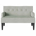 Bancă Chesterfield Gri deschis 112 x 65,5 x 75 cm Catifea - WALTI WALTI