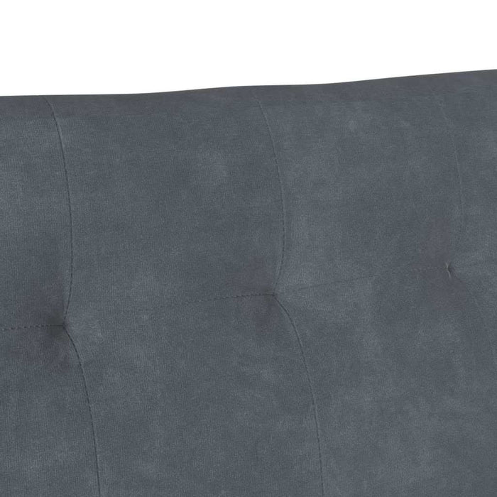 Bancă Chesterfield Gri închis 112 x 65,5 x 75 cm Catifea - WALTI WALTI