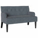 Bancă Chesterfield Gri închis 112 x 65,5 x 75 cm Catifea - WALTI WALTI