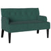 Bancă Chesterfield Verde închis 112 x 65,5 x 75 cm Catifea - WALTI WALTI