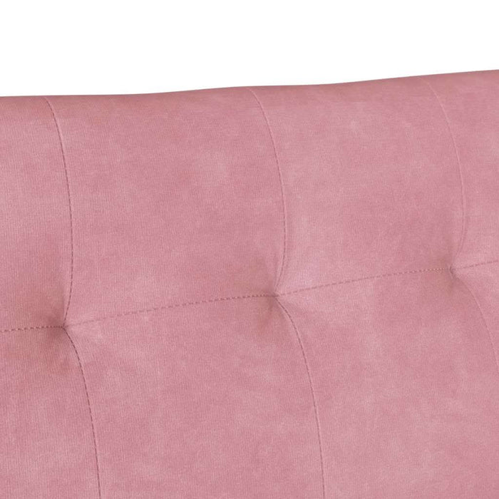 Bancă Chesterfield Roz 112 x 65,5 x 75 cm Catifea - WALTI WALTI