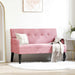 Bancă Chesterfield Roz 112 x 65,5 x 75 cm Catifea - WALTI WALTI