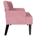 Bancă Chesterfield Roz 112 x 65,5 x 75 cm Catifea - WALTI WALTI