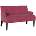 Bancă Chesterfield Roșu Vin 112 x 65,5 x 75 cm Catifea - WALTI WALTI