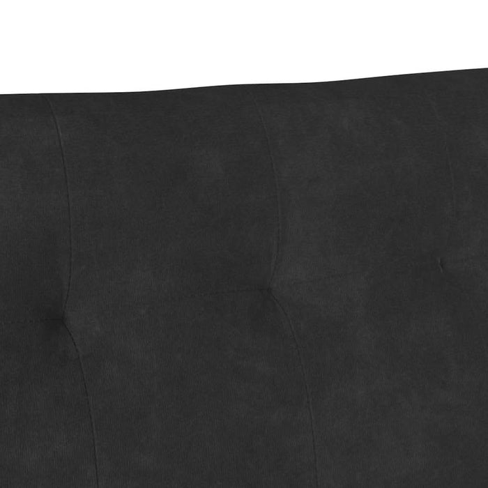 Bancă Chesterfield Negru 112 x 65,5 x 75 cm Catifea - WALTI WALTI