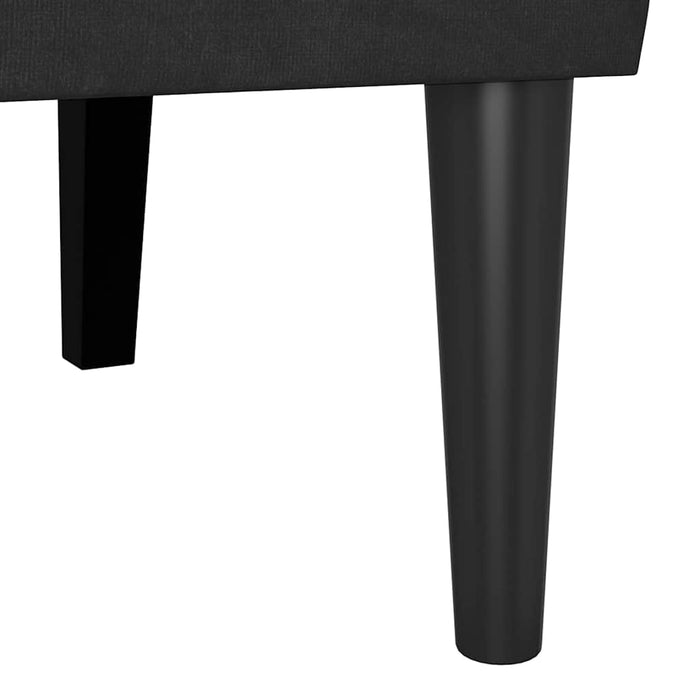 Bancă Chesterfield Negru 112 x 65,5 x 75 cm Catifea - WALTI WALTI