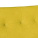 Bancă Chesterfield Galben 112 x 65,5 x 75 cm Catifea - WALTI WALTI