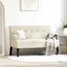 Bancă Chesterfield Crem 112 x 65,5 x 75 cm Catifea - WALTI WALTI