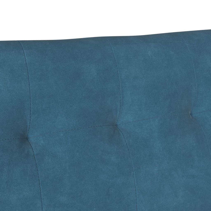 Bancă Chesterfield albastru 112 x 65,5 x 75 cm Catifea - WALTI WALTI