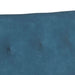 Bancă Chesterfield albastru 112 x 65,5 x 75 cm Catifea - WALTI WALTI