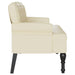 Bancă Chesterfield Crem 119,5 x 64,5 x 75 cm Piele artificială - WALTI WALTI