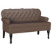 Bancă Chesterfield Maro 119,5 x 64,5 x 75 cm Piele artificială - WALTI WALTI