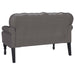 Bancă Chesterfield Gri 119,5 x 64,5 x 75 cm Piele artificială - WALTI WALTI