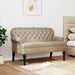 Bancă Chesterfield Cappuccino 119,5 x 64,5 x 75 cm - WALTI WALTI