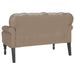 Bancă Chesterfield Cappuccino 119,5 x 64,5 x 75 cm - WALTI WALTI