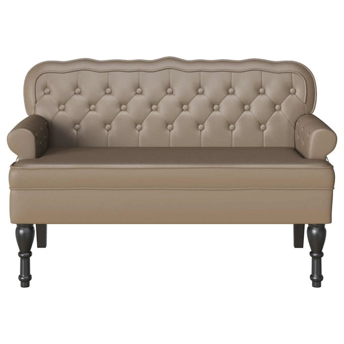 Bancă Chesterfield Cappuccino 119,5 x 64,5 x 75 cm - WALTI WALTI