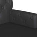 Bancă Chesterfield Negru 119,5 x 64,5 x 75 cm Piele artificială - WALTI WALTI