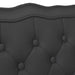 Bancă Chesterfield Negru 119,5 x 64,5 x 75 cm Piele artificială - WALTI WALTI