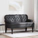 Bancă Chesterfield Negru 119,5 x 64,5 x 75 cm Piele artificială - WALTI WALTI