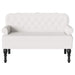 Bancă Chesterfield Alb 119,5 x 64,5 x 75 cm Piele artificială - WALTI WALTI