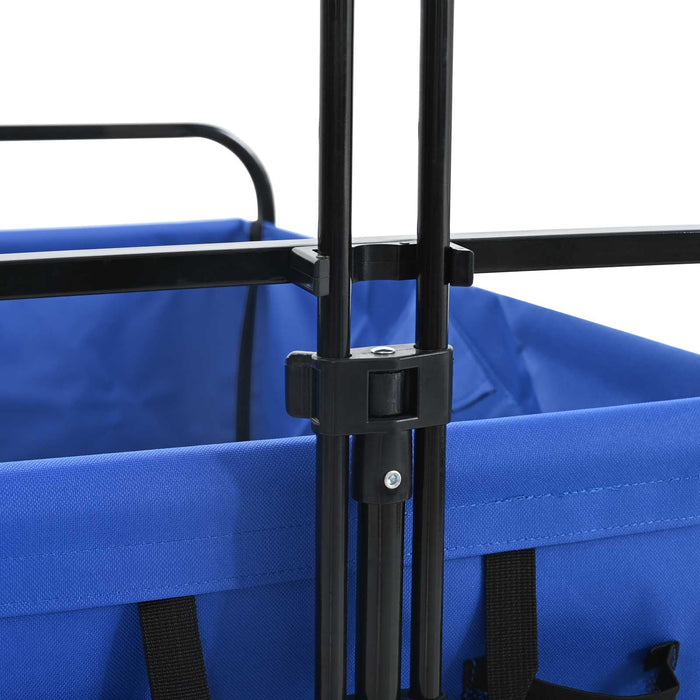 Trolley Manevrabil Pliabil Manual albastru 89 x 63 x 96 cm - WALTI WALTI