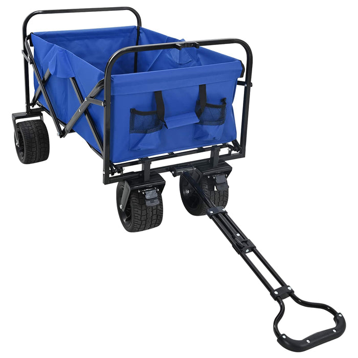 Trolley Manevrabil Pliabil Manual albastru 89 x 63 x 96 cm - WALTI WALTI