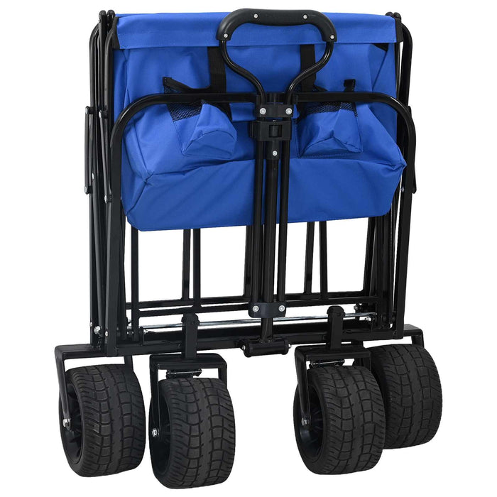 Trolley Manevrabil Pliabil Manual albastru 89 x 63 x 96 cm - WALTI WALTI