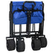 Trolley Manevrabil Pliabil Manual albastru 89 x 63 x 96 cm - WALTI WALTI