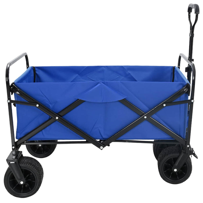 Trolley Manevrabil Pliabil Manual albastru 89 x 63 x 96 cm - WALTI WALTI