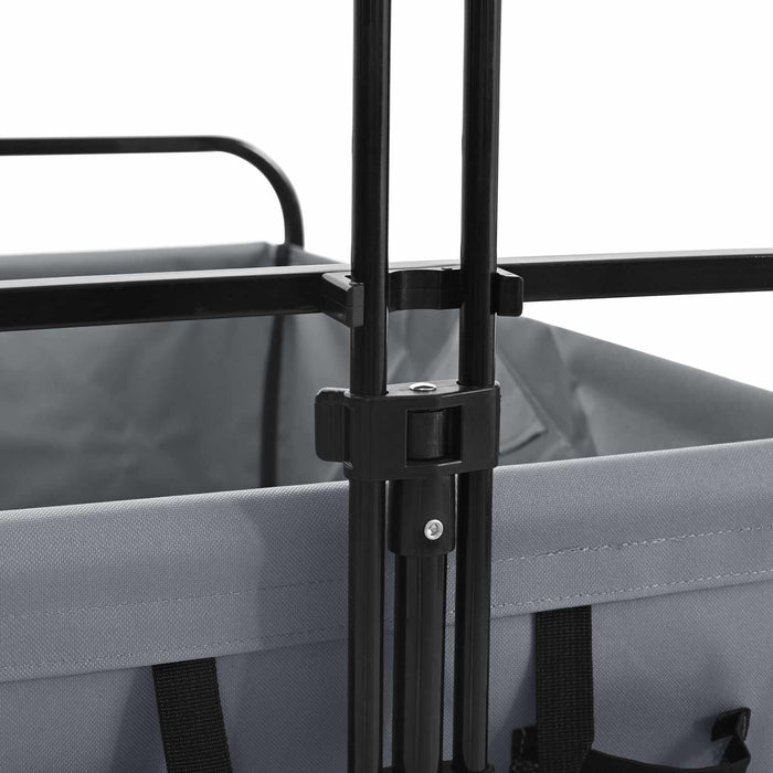 Trolley Manevrabil Pliabil Manual Gri 89 x 63 x 96 cm - WALTI WALTI